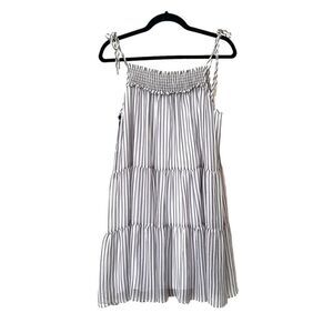 SAYLOR Kimi Crinkle Stripe Mini‎ Dress NWT medium
